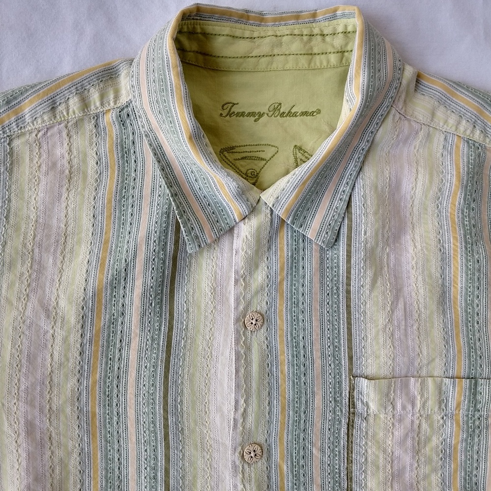 Tommy Bahama XL Silk Hawaiian Camp Shirt